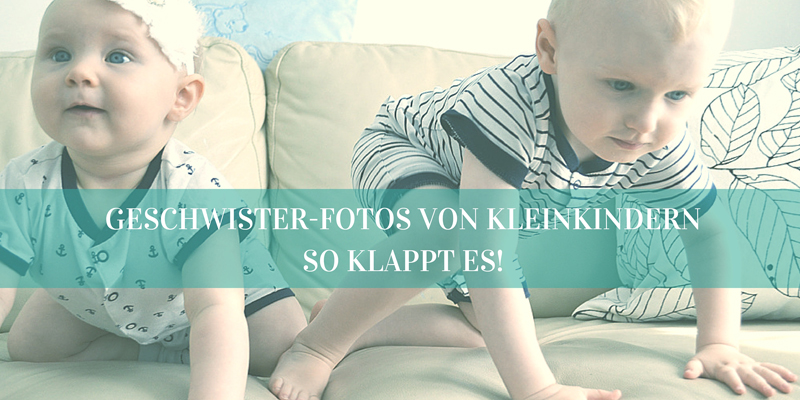 Geschwister-Fotos von Kleinkindern: So klappt es!