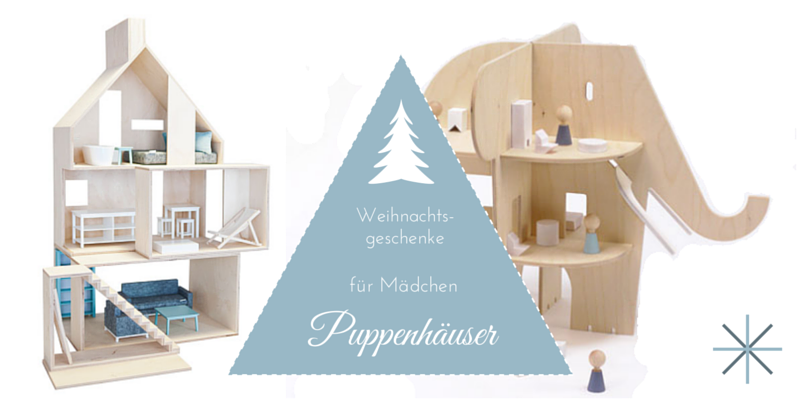 Weihnachtsgeschenke für Mädchen: dekorative Puppenhäuser
