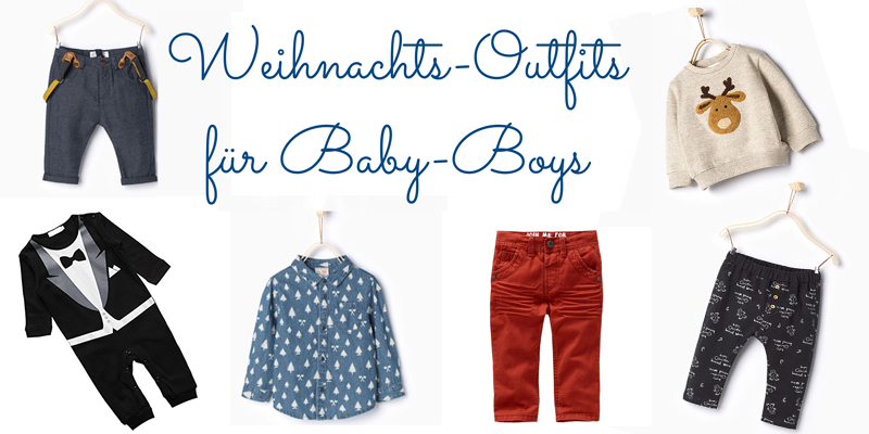 Weihnachtskleidung für Babys: Outfits für Jungs