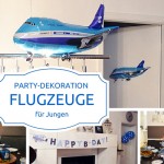 Party-Dekoration für Jungen: Flugzeuge