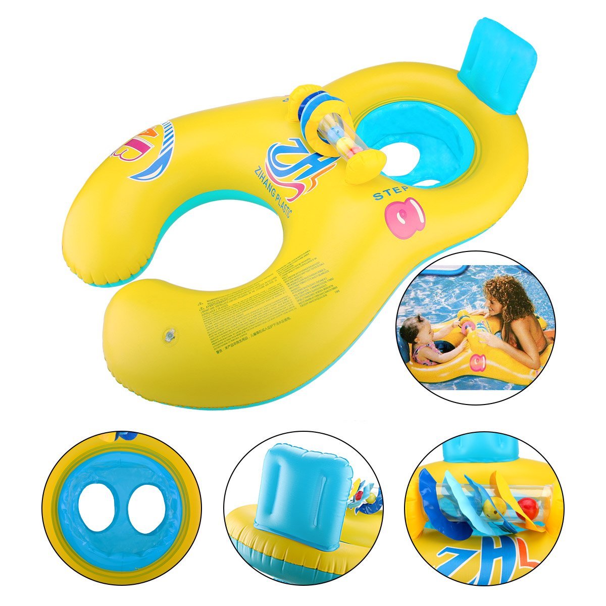 Schwimmringe 2er-Set Für Kinder & Erwachsene – 70# & 90#, Aufblasbares PVC, Robust, Für Pool, See & Strand – Inkl. Tragekomfort