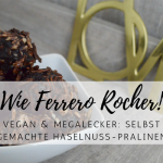 Raw vegan Rezept: selbstgemachte Ferrero Rocher Pralinen