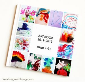 Kinder-Kunstwerke und -Malereien aufbewahren • style-pray-love