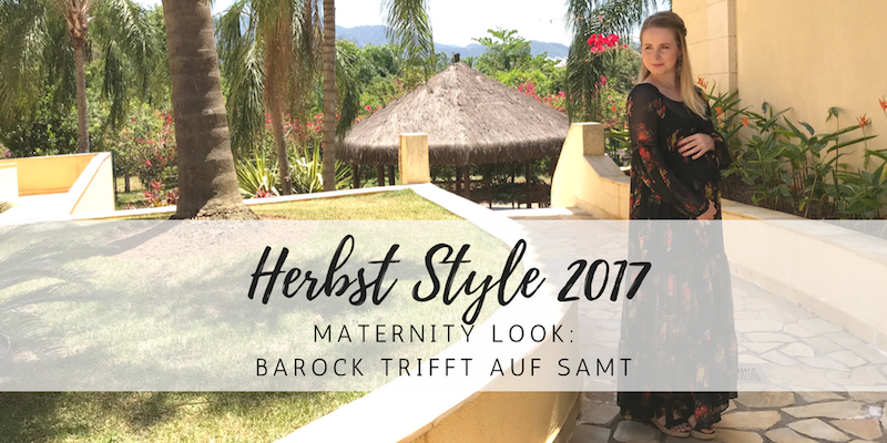 Trend-Look Herbst 2017: Maternity Style trifft auf Barock und Samt