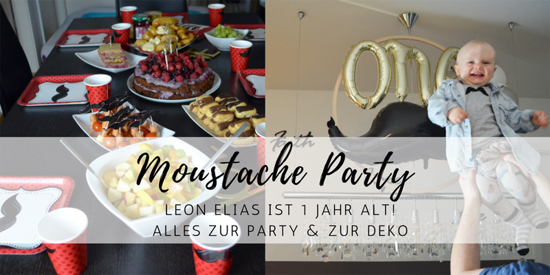 Moustache Party: Leons 1. Geburtstag
