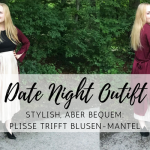 Date Night Outfit: stylisher und bequemer Plisse-Look