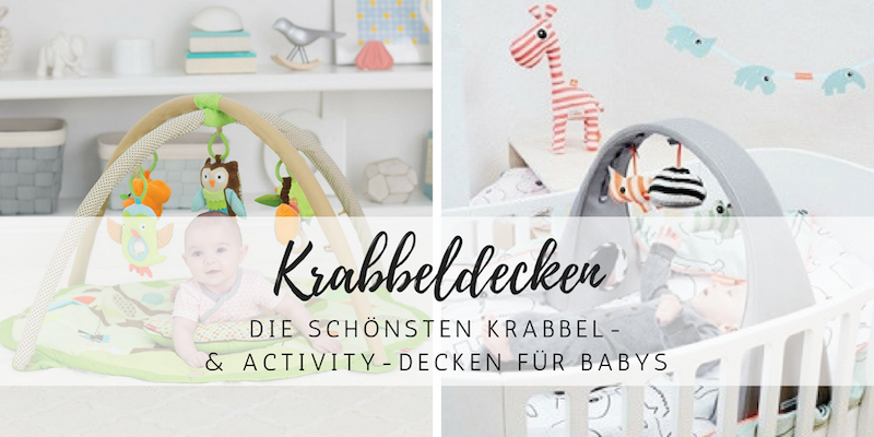 Schöne Krabbel- und Activity-Decken für Babys