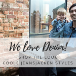 Shop the Look: Lässiger Jeansjacken-Style für Papa und Sohn