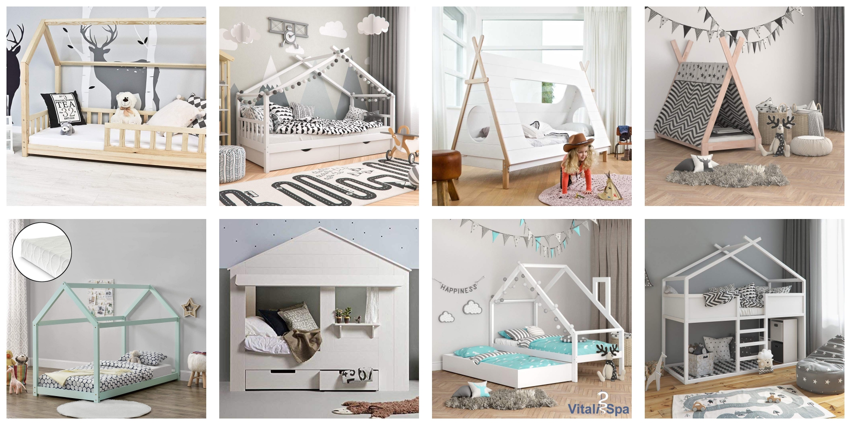 Kuschelige Hausbetten für jedes Kinderzimmer