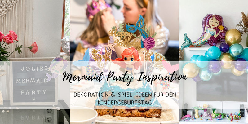 Prinzessin Mermaid Folienballons Kinder Spielzeug Geburtstag Party DIY Dekor WH