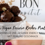 Schnelles Raw Vegan Rezept: gesunde Ferrero Rocher Energy Balls