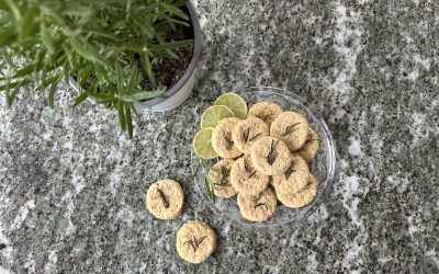 Erfrischende Limetten-Rosmarin-Kekse