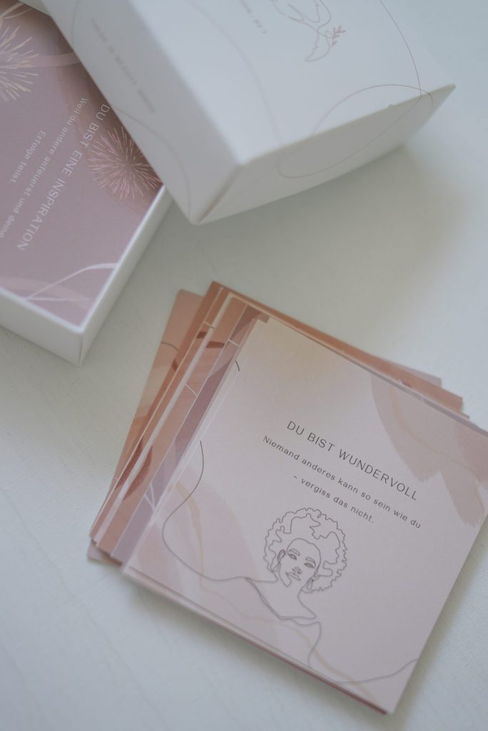 Affirmation Set mit Ermutigungs-Karten